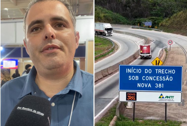 Gerente de operações da concessionária, Diego Dutra, em entrevista ao Por Dentro de Minas - Foto: Por Dentro de Minas/Elberty Valadares