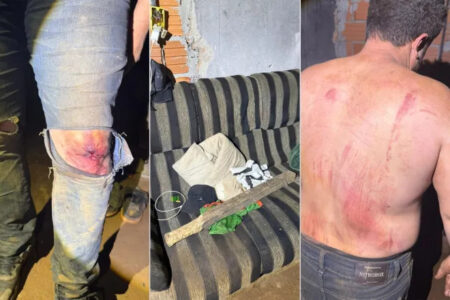 Homem é resgatado após ser torturado e mantido em cárcere em Uberlândia - Foto: Divulgação/PMMG