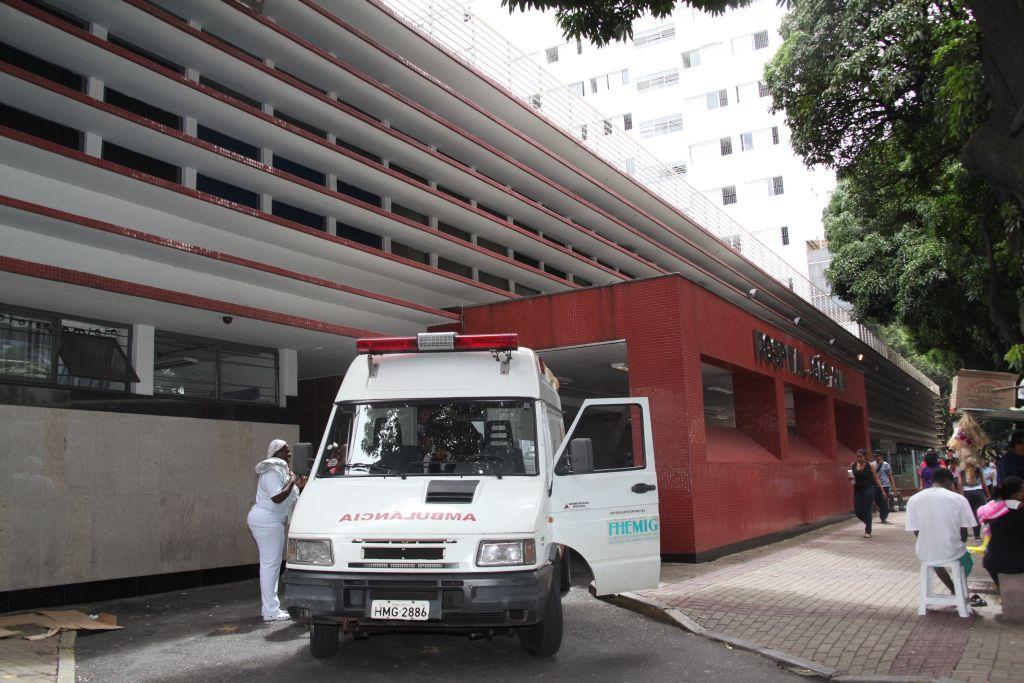 Criança baleada na cabeça com chumbinho é internada em estado grave em BH Criança baleada na cabeça com chumbinho é internada em estado grave em BH- Foto: Divulgação/Fhemig