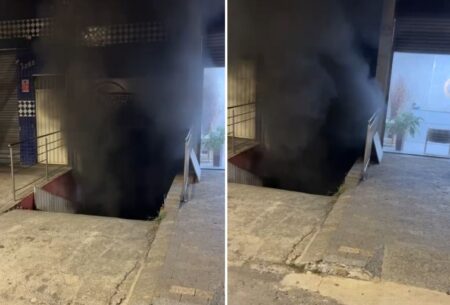 Incêndio atinge oficina e danifica 14 veículos em Contagem - Foto: Divulgação/CBMMG