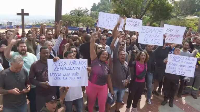 Motoristas de aplicativo e entregadores protestam contra regulamentação em BH - Foto: Reprodução