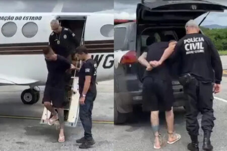 Traficante “Patrick Caos” é transferido para BH após prisão no Paraguai - Foto: Reprodução