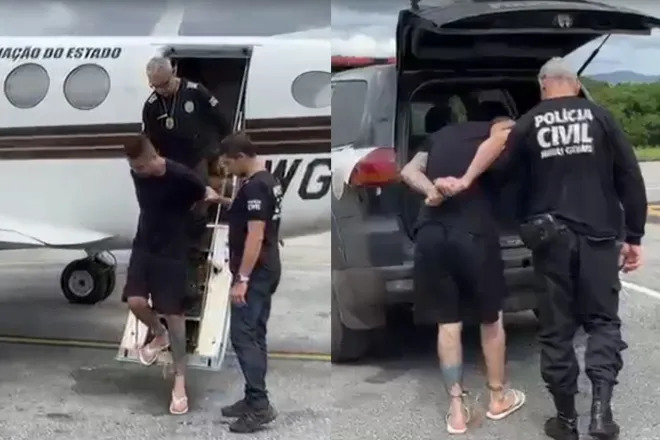 Traficante “Patrick Caos” é transferido para BH após prisão no Paraguai - Foto: Reprodução