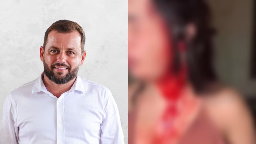 Vereador de Leandro Ferreira é preso após agredir mulher com garrafa em restaurante Vereador de Leandro Ferreira é preso após agredir mulher com garrafa em restaurante - Foto: Reprodução