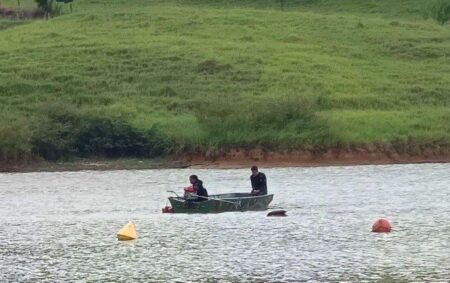 Corpo de idoso desaparecido após acidente na BR-116 é encontrado em Muriaé - Foto: Divulgação/Corpo de Bombeiros