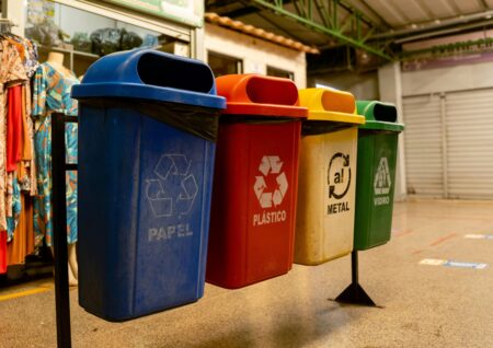 ESG na prática: o desafio da reciclagem no Brasil Cartaz Educacional Horizontal Frutas Estilo Ilustrativo Colorido 3