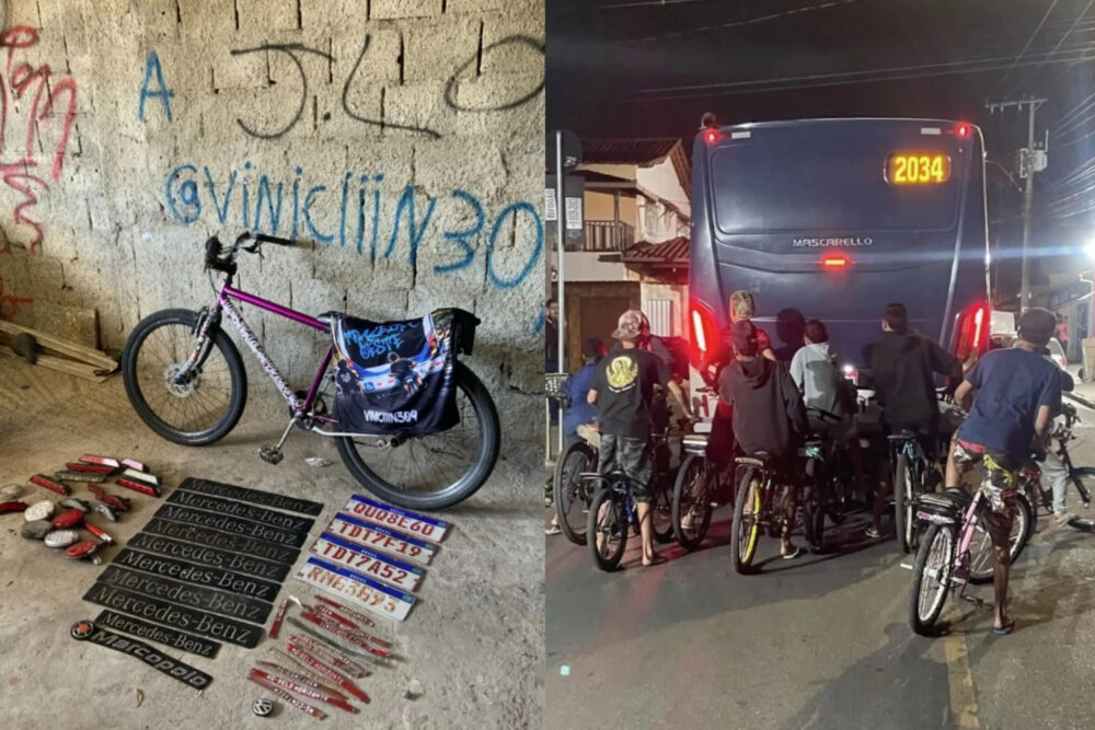 BH: adolescentes furtam peças de ônibus e exibe ações nas redes sociais BH: adolescentes furtam peças de ônibus e exibe ações nas redes sociais - Foto: Reprodução / Redes sociais