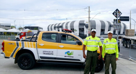 Atlético x Cienciano: veja o esquema de trânsito e transporte para o jogo desta quinta (21) na Arena MRV Atlético x Cienciano: veja o esquema de trânsito e transporte para o jogo desta quinta (21) na Arena MRV - Foto: Divulgação/PBH
