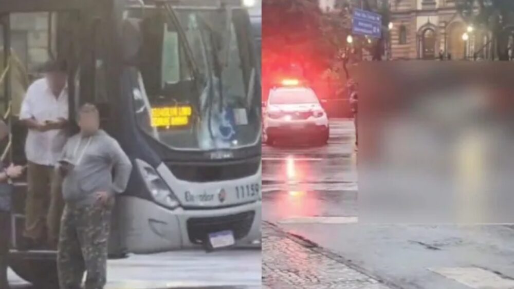 Homem morre atropelado por ônibus ao tentar pegar celular na Avenida Afonso Pena, em BH Motorista de aplicativo morre atropelado por ônibus ao tentar pegar celular na Avenida Afonso Pena, em BH - Foto: Reprodução
