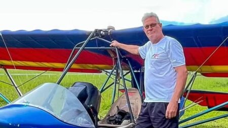 Piloto de ultraleve morre após acidente aéreo próximo a pista de pouso em Uberlândia - Foto: Reprodução