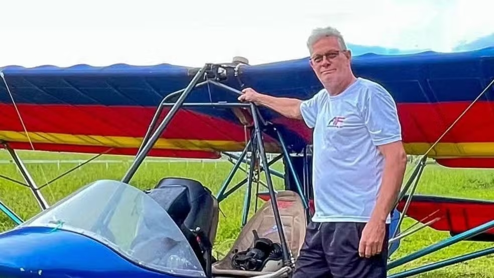 Piloto de ultraleve morre após acidente aéreo próximo a pista de pouso em Uberlândia - Foto: Reprodução