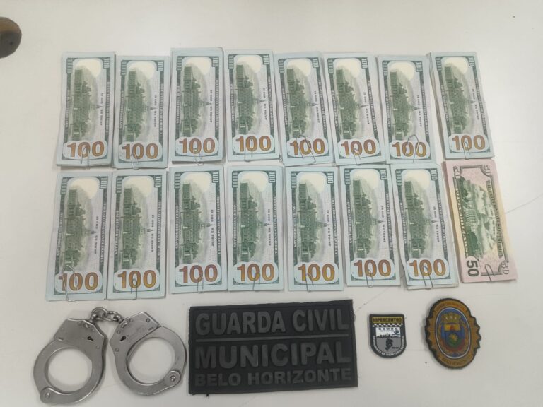 Homem é preso suspeito de furtar bolsa com 16 mil dólares no Centro de BH Homem é preso suspeito de furtar bolsa com 16 mil dólares no Centro de BH - Foto: Divulgação/GCMBH