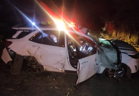 Médico morre após acidente de carro em rodovia de MG - Foto: Divulgação/PMRv