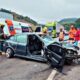 Motociclista morre em grave acidente entre três veículos na BR-381, em MG - Foto: Divulgação/CBMMG