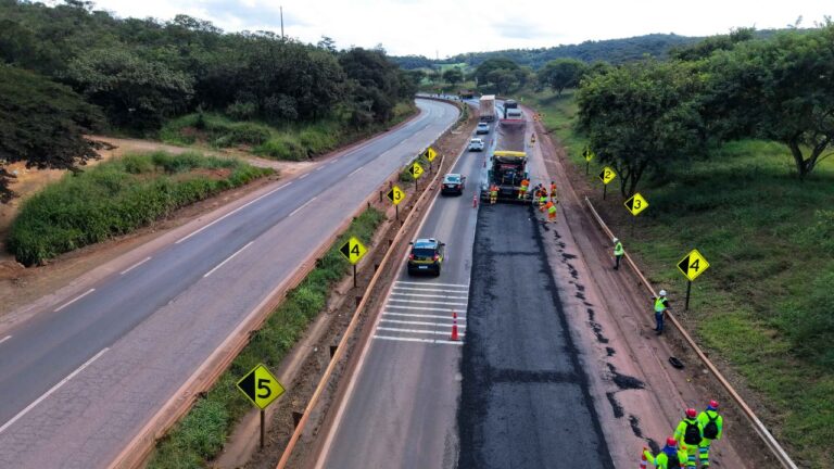Obras na Rodovia Fernão Dias podem causar lentidão em trechos de MG e SP - Foto: Divulgação/Motiva Minas-SP