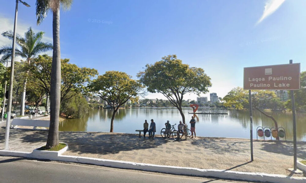 Polícia investiga morte de pessoa encontrada em lagoa no Centro de Sete Lagoas Polícia investiga morte de pessoa encontrada em lagoa no Centro de Sete Lagoas - Foto: Google Street View / Reprodução