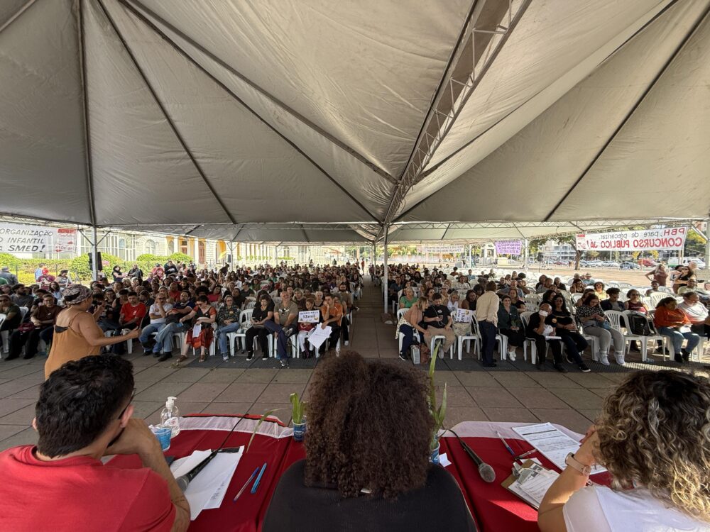 Greve dos professores da rede municipal de BH chega ao fim após 45 dias - Foto: Divulgação/Sind-REDE/BH