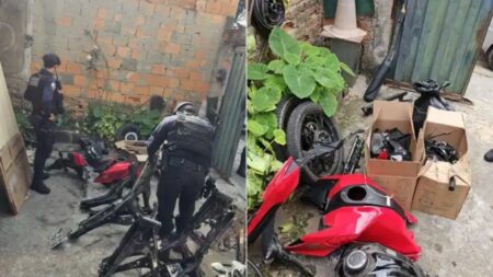 Guarda Municipal desarticula desmanche clandestino de motos roubadas em BH - Foto: Divulgação/Guarda Civil Municipal de Belo Horizonte