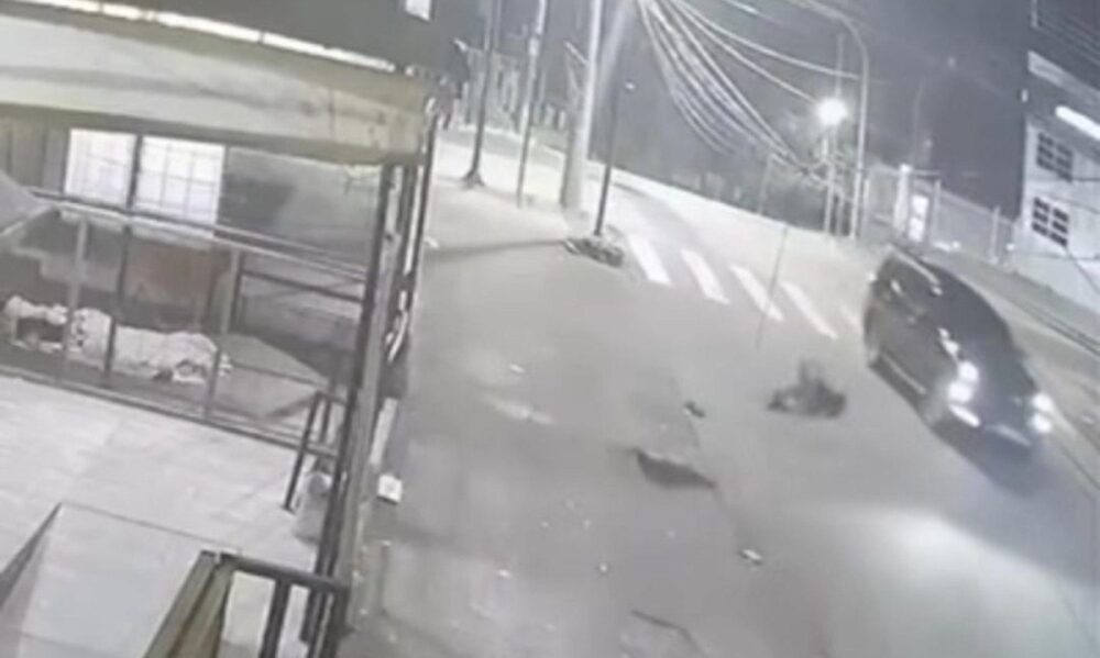 Idoso é atropelado na faixa de pedestres e motorista foge sem prestar socorro em BH idoso atropelado na pampulha