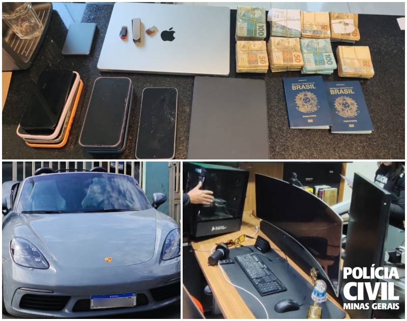 Polícia mira esquema de apostas online e bloqueia cerca de R$ 1 milhão em Contagem Polícia Civil mira esquema de apostas online e bloqueia cerca de R$ 1 milhão em Contagem - Foto: Divulgação/PCMG