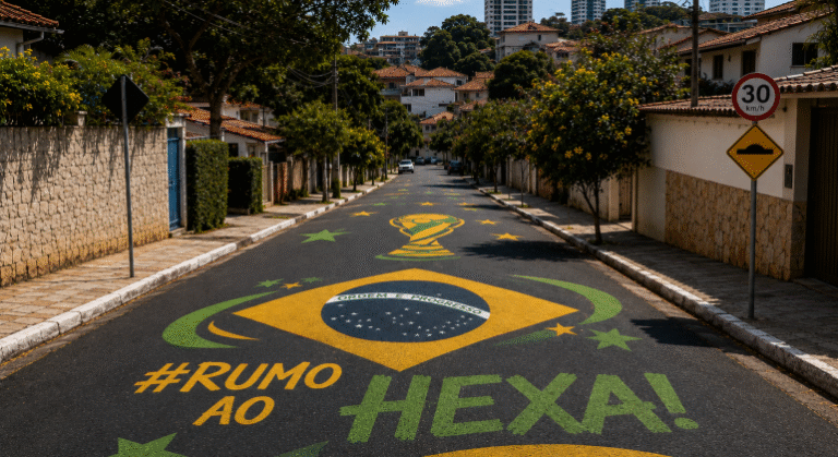Regras são flexibilizadas para pintar ruas de BH para Copa do Mundo; veja Regras são flexibilizadas para pintar ruas de BH para Copa do Mundo; veja - Foto: Divulgação/PBH
