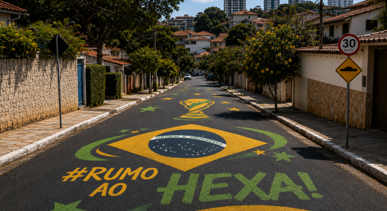 Regras são flexibilizadas para pintar ruas de BH para Copa do Mundo; veja Regras são flexibilizadas para pintar ruas de BH para Copa do Mundo; veja - Foto: Divulgação/PBH