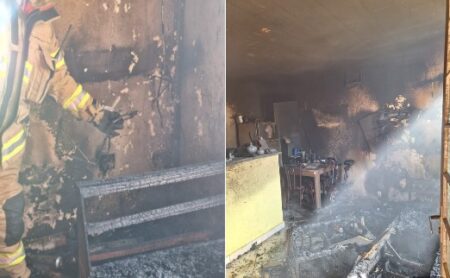 Incêndio atinge apartamento no bairro Sion em BH - Foto: Divulgação/Corpo de Bombeiros