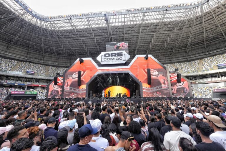 Ore Comigo Music Festival na Arena MRV: BH terá operação de trânsito e transporte neste sábado; veja as mudanças Ore Comigo Music Festival: BH terá operação especial de trânsito e transporte neste sábado; veja as mudanças - Foto: Divulgação/Fred Pontes