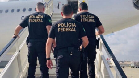 Brasileiro extraditado de Portugal é preso pela PF para cumprir pena em Minas Gerais Brasileiro extraditado de Portugal é preso pela PF para cumprir pena em Minas Gerais - Foto: Divulgação/Polícia Federal
