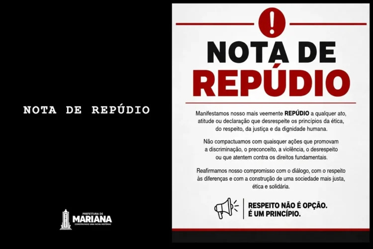 Prefeitura de Mariana e professores repudiam agressão a pedagoga em escola municipal Prefeitura de Mariana e professores repudiam agressão a pedagoga em escola municipal - Foto: Reprodução