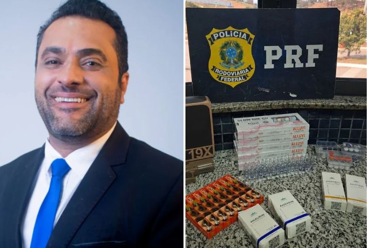 Presidente da Câmara de Ipatinga é preso com canetas emagrecedoras na Grande BH - Foto: Divulgação/PRF
