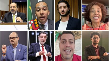 Veja quem são os candidatos ao Governo de Minas nas eleições de 2026 - Foto: Arte/Por Dentro de Minas