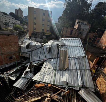 Chuva forte derruba 28 árvores e causa estragos em BH - Foto: Divulgação/CBMMG