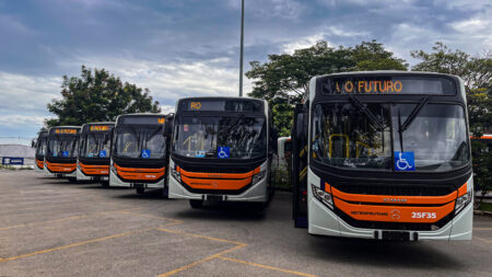Ônibus intermunicipal será gratuito em MG no domingo de eleições; veja como vai funcionar Ônibus intermunicipal será gratuito em MG durante eleições; veja como vai funcionar - Foto: Francielle Cota / ARMBH