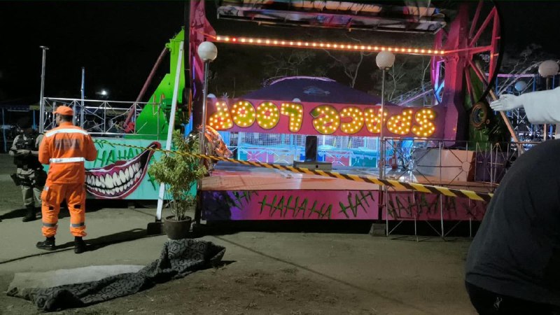 Criança de 11 anos morre após ser atingido por brinquedo em parque de Muriaé (MG) - Foto: Divulgação/CBMMG
