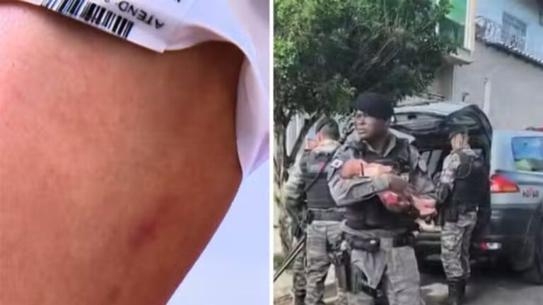 Mulher e filha de 4 meses são resgatadas de cárcere privado em BH - Foto: Reprodução/TV Globo