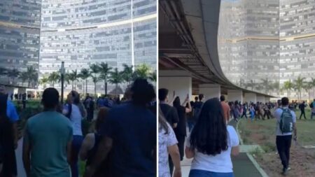 Prédio Minas é evacuado após alarme de incêndio na Cidade Administrativa - Foto: Reprodução