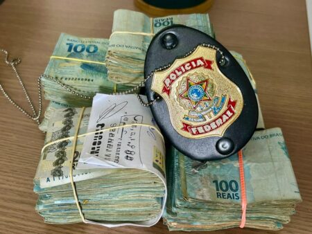PF apreende R$ 80 mil em operação contra suspeita de corrupção eleitoral em MG - Foto: Divulgação/PF