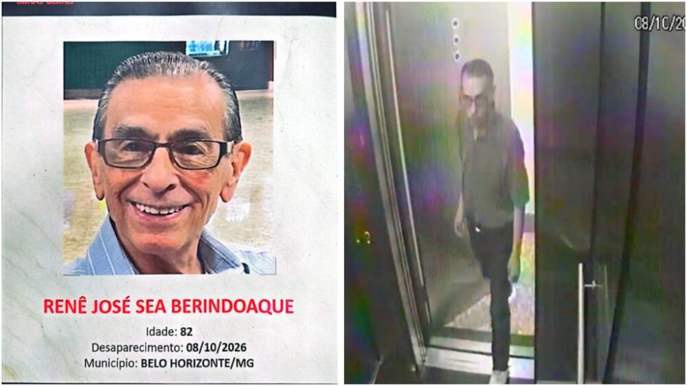 Médico aposentado de 82 anos desaparece após sair de casa no Centro de BH Médico aposentado de 82 anos desaparece após sair de casa no Centro de BH - Foto: Reprodução