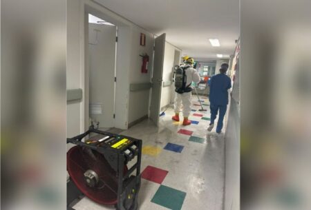Quatro pessoas passam mal após vazamento de ácido em CTI pediátrico da Santa Casa de BH - Foto: Divulgação/Corpo de Bombeiros