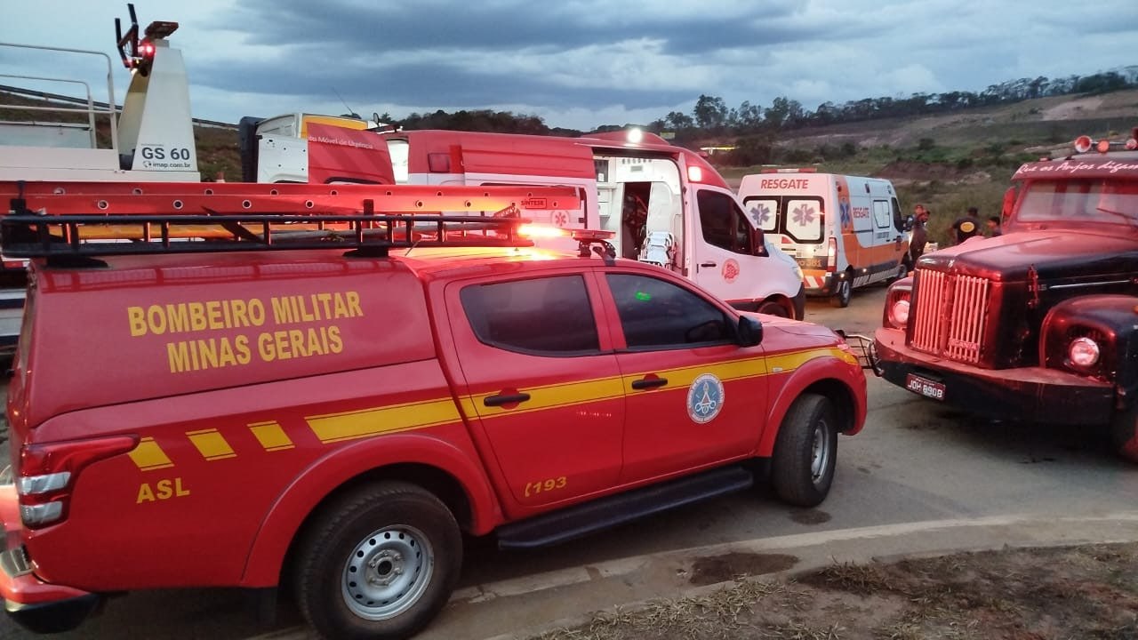 Acidente entre caminhões deixa dois trabalhadores mortos e dois feridos na BR-381, em MG - Foto: Divulgação/CBMMG