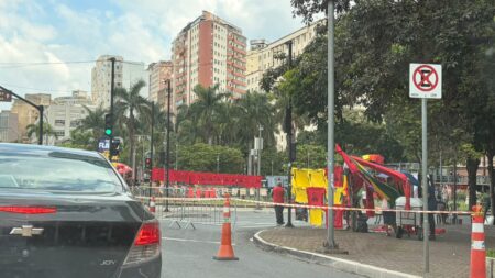 Ato com Lula fecha ruas e avenidas no Centro de BH; veja os bloqueios - Foto: Por Dentro de Minas/Divulgação