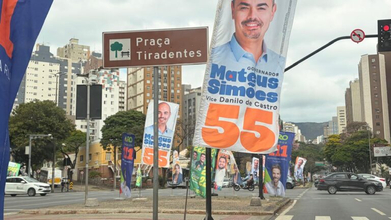 Justiça Eleitoral manda retirar propaganda móvel das ruas de BH antes de temporais - Foto: Por Dentro de Minas/Divulgação