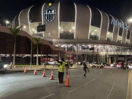 Atlético-MG x Coritiba: veja as mudanças no trânsito no entorno da Arena MRV Atlético x Coritiba: veja as mudanças no trânsito no entorno da Arena MRV - Foto: Divulgação/PBH