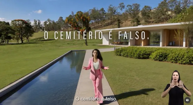 ‘Cemitério de Mulheres’ que viralizou nas redes é campanha contra feminicídio em MG ‘Cemitério de Mulheres’ que viralizou nas redes é campanha contra feminicídio em MG - Foto: Divulgação / Governo de Minas